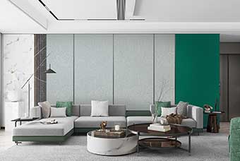 宜宾轻奢风格-客厅