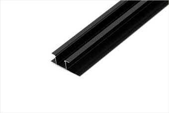 宜宾航空纤维墙咔铝合金带灯中条（哑黑氧化）