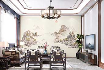 宜宾森佰汇航空纤维墙咔（巴山蜀水）