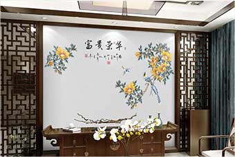 宜宾森佰汇航空纤维墙咔（富贵荣华）